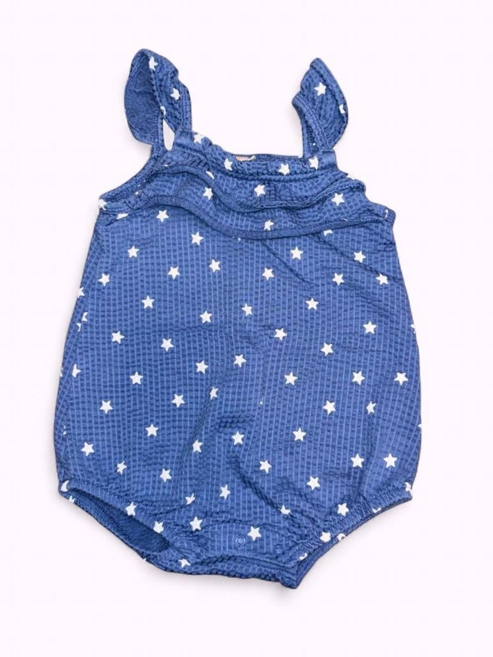 Cat & Jack Navy Romper with White Stars